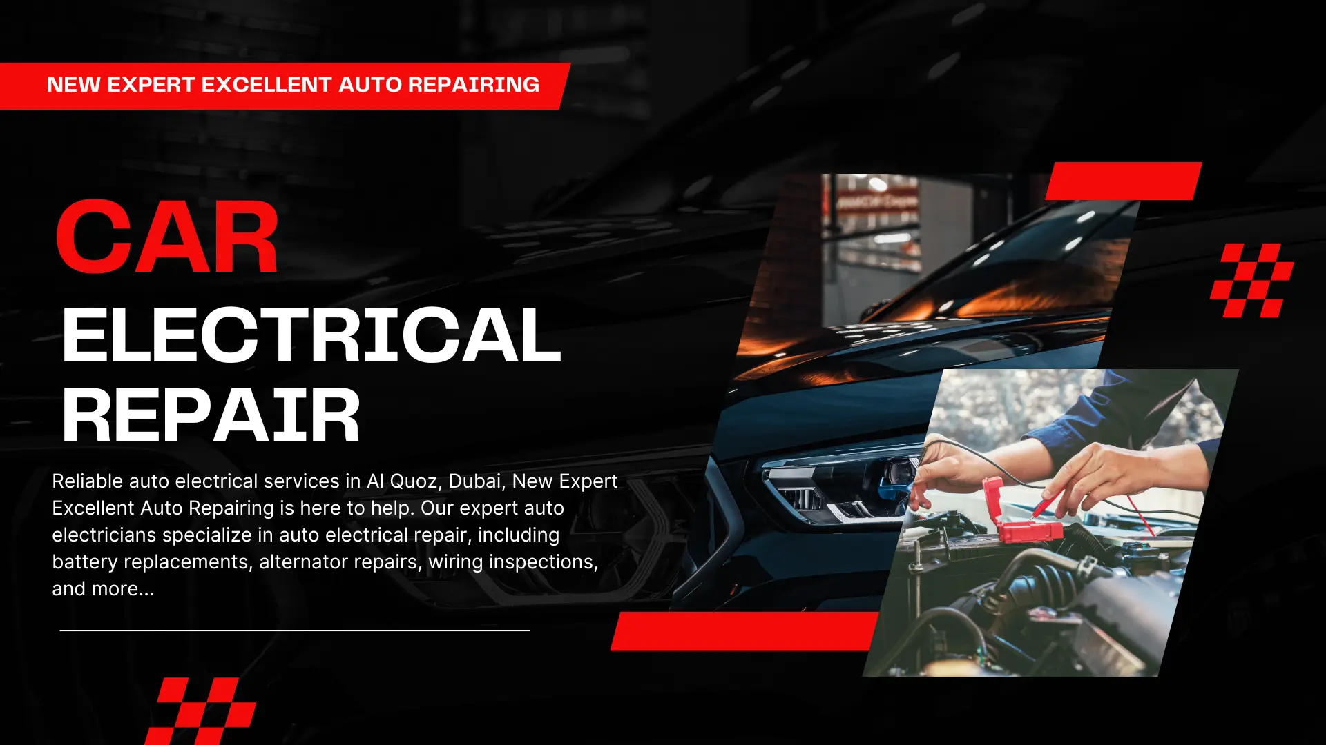 Car Electrical Repair |  Auto Electrical Service in Al Quoz Dubai UAE